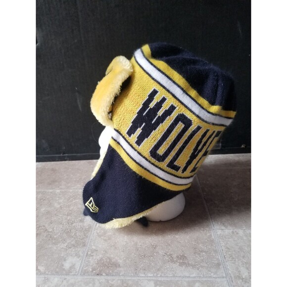 New Era University of Michigan UofM Wolverines Trapper Hat - Picture 2 of 5